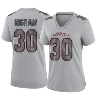 Arizona Cardinals Women's Keaontay Ingram Game Atmosphere Fashion Jersey - Gray
