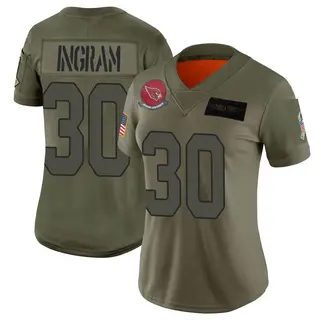 Arizona Cardinals Women's Keaontay Ingram Limited 2019 Salute to Service Jersey - Camo