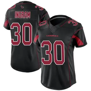 Arizona Cardinals Women's Keaontay Ingram Limited Color Rush Jersey - Black