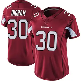 Arizona Cardinals Women's Keaontay Ingram Limited Vapor Team Color Untouchable Jersey - Red