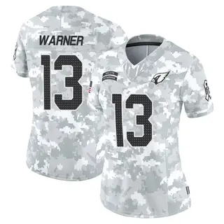 Arizona Cardinals Women's Kurt Warner Limited 2024 Salute to Service Jersey - Arctic Camo