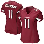 Arizona Cardinals Women's Larry Fitzgerald Game Cardinal Team Color Jersey