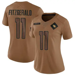 Arizona Cardinals Women's Larry Fitzgerald Limited 2023 Salute To Service Jersey - Brown