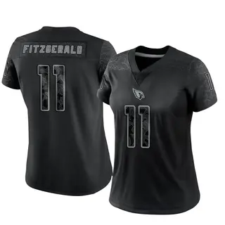 Arizona Cardinals Women's Larry Fitzgerald Limited Reflective Jersey - Black