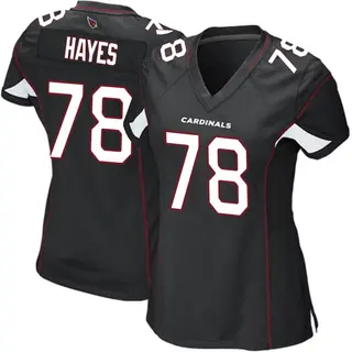 Arizona Cardinals Women's Marquis Hayes Game Alternate Jersey - Black