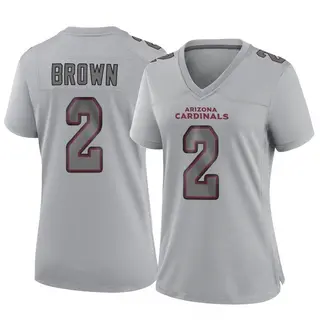 Arizona Cardinals Women's Marquise Brown Game Atmosphere Fashion Jersey - Gray