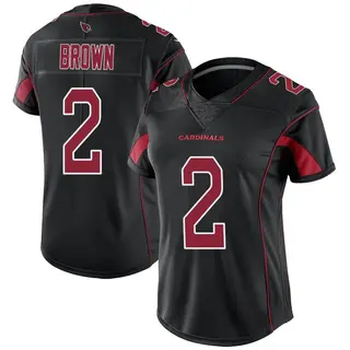 Arizona Cardinals Women's Marquise Brown Limited Color Rush Jersey - Black