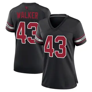 Arizona Cardinals Women's Mykal Walker Game 2nd Alternate Jersey - Black