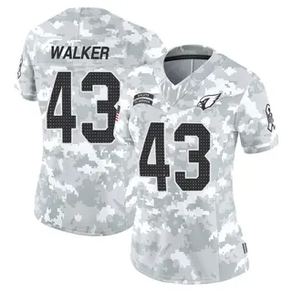 Arizona Cardinals Women's Mykal Walker Limited 2024 Salute to Service Jersey - Arctic Camo