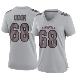 Arizona Cardinals Women's Olisaemeka Udoh Game Atmosphere Fashion Jersey - Gray