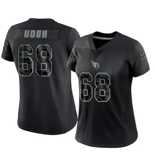 Arizona Cardinals Women's Olisaemeka Udoh Limited Reflective Jersey - Black