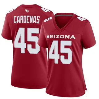 Arizona Cardinals Women's Oscar Cardenas Game Cardinal Jersey