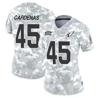 Arizona Cardinals Women's Oscar Cardenas Limited 2024 Salute to Service Jersey - Arctic Camo