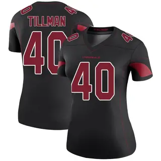 Arizona Cardinals Women's Pat Tillman Legend Color Rush Jersey - Black