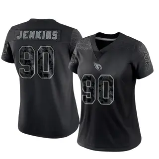 Arizona Cardinals Women's Patrick Jenkins Limited Reflective Jersey - Black