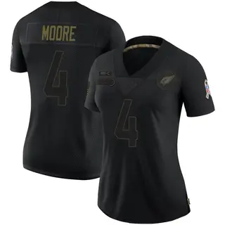 Arizona Cardinals Women's Rondale Moore Limited 2020 Salute To Service Jersey - Black
