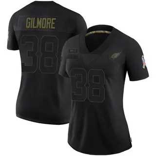 Arizona Cardinals Women's Steven Gilmore Limited 2020 Salute To Service Jersey - Black