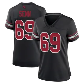 Arizona Cardinals Women's Valentin Senn Game 2nd Alternate Jersey - Black