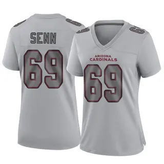Arizona Cardinals Women's Valentin Senn Game Atmosphere Fashion Jersey - Gray