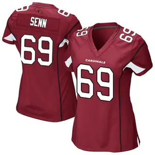 Arizona Cardinals Women's Valentin Senn Game Cardinal Team Color Jersey