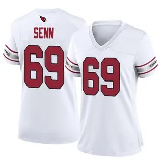 Arizona Cardinals Women's Valentin Senn Game Jersey - White