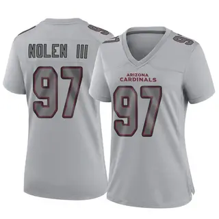 Arizona Cardinals Women's Walter Nolen III Game Atmosphere Fashion Jersey - Gray