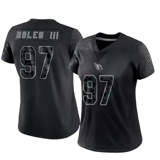 Arizona Cardinals Women's Walter Nolen III Limited Reflective Jersey - Black