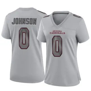 Arizona Cardinals Women's Will Johnson Game Atmosphere Fashion Jersey - Gray