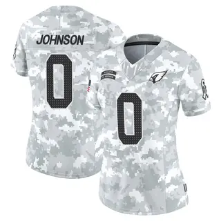 Arizona Cardinals Women's Will Johnson Limited 2024 Salute to Service Jersey - Arctic Camo