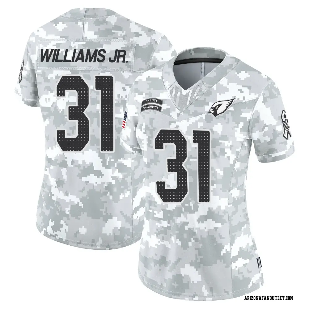 Arizona Cardinals Women's Wydett Williams Jr. Limited 2024 Salute to Service Jersey - Arctic Camo