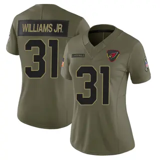 Arizona Cardinals Women's Wydett Williams Jr. Limited 2025 Salute to Service Jersey - Olive