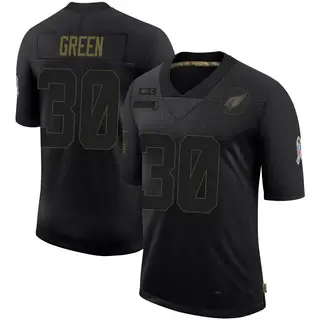 Arizona Cardinals Youth Bryson Green Limited 2020 Salute To Service Jersey - Black