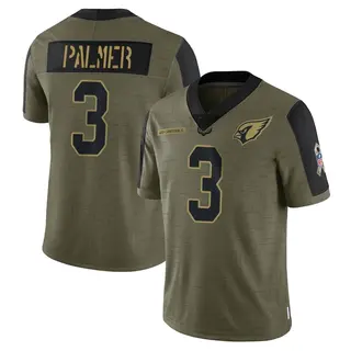 Arizona Cardinals Youth Carson Palmer Limited 2021 Salute To Service Jersey - Olive