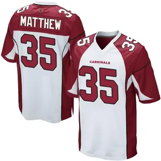 Arizona Cardinals Youth Christian Matthew Game Jersey - White