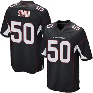 Arizona Cardinals Youth Cody Simon Game Alternate Jersey - Black