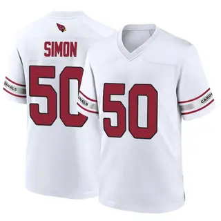 Arizona Cardinals Youth Cody Simon Game Jersey - White