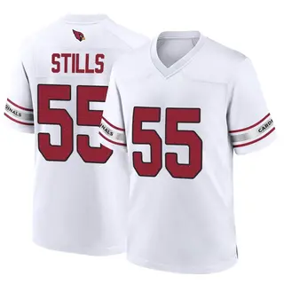 Arizona Cardinals Youth Dante Stills Game Jersey - White