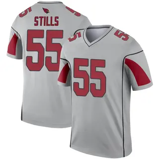 Arizona Cardinals Youth Dante Stills Legend Inverted Silver Jersey