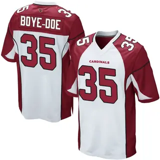 Arizona Cardinals Youth Ekow Boye-Doe Game Jersey - White