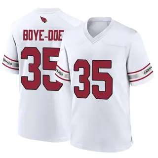 Arizona Cardinals Youth Ekow Boye-Doe Game Jersey - White