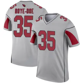 Arizona Cardinals Youth Ekow Boye-Doe Legend Inverted Silver Jersey