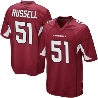 Arizona Cardinals Youth J.J. Russell Game Cardinal Team Color Jersey