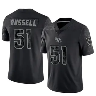 Arizona Cardinals Youth J.J. Russell Limited Reflective Jersey - Black
