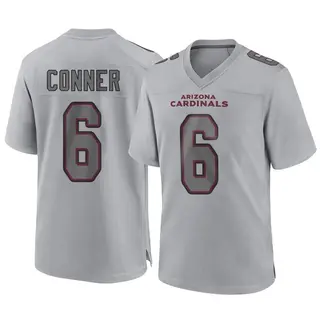 Arizona Cardinals Youth James Conner Game Atmosphere Fashion Jersey - Gray