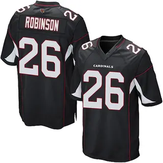 Arizona Cardinals Youth Jammie Robinson Game Alternate Jersey - Black
