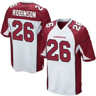 Arizona Cardinals Youth Jammie Robinson Game Jersey - White