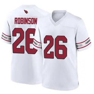 Arizona Cardinals Youth Jammie Robinson Game Jersey - White