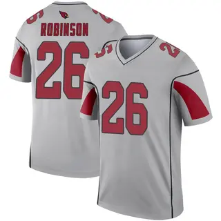 Arizona Cardinals Youth Jammie Robinson Legend Inverted Silver Jersey