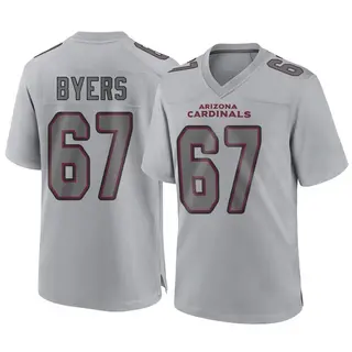 Arizona Cardinals Youth Jeremiah Byers Game Atmosphere Fashion Jersey - Gray