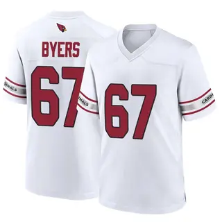Arizona Cardinals Youth Jeremiah Byers Game Jersey - White